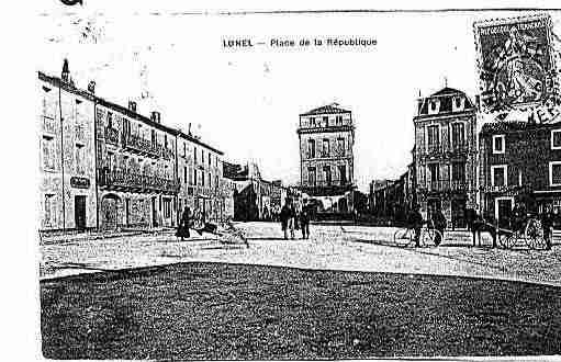 Ville de LUNEL Carte postale ancienne