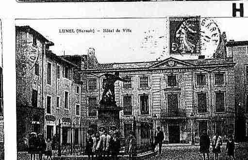 Ville de LUNEL Carte postale ancienne