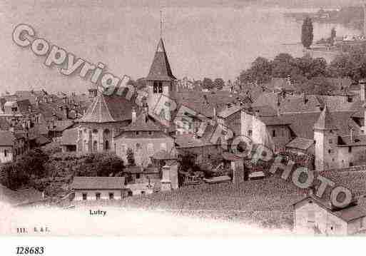 Ville de LUTRY Carte postale ancienne