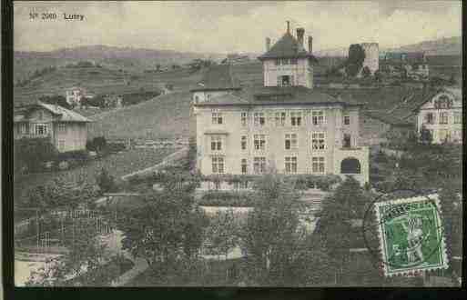 Ville de LUTRY Carte postale ancienne