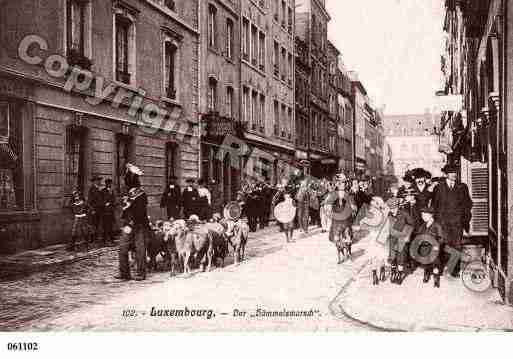 Ville de LUXEMBOURG Carte postale ancienne