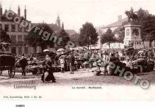 Ville de LUXEMBOURG Carte postale ancienne