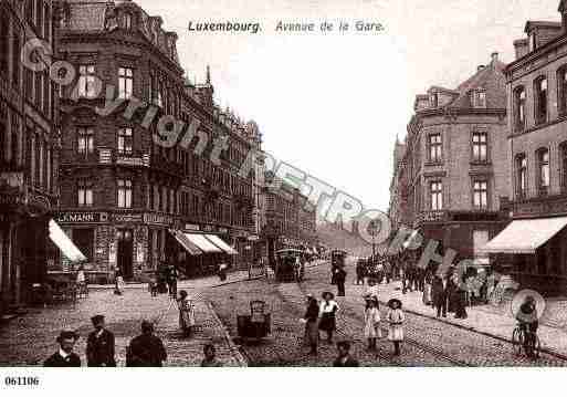 Ville de LUXEMBOURG Carte postale ancienne