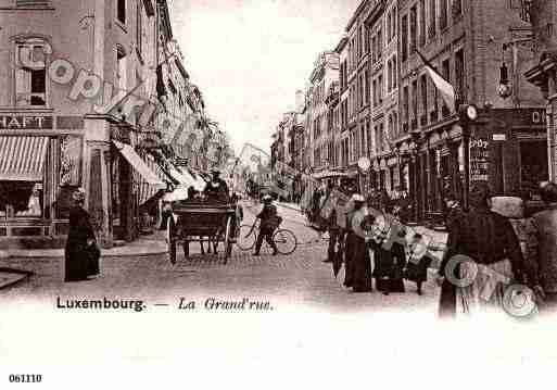 Ville de LUXEMBOURG Carte postale ancienne