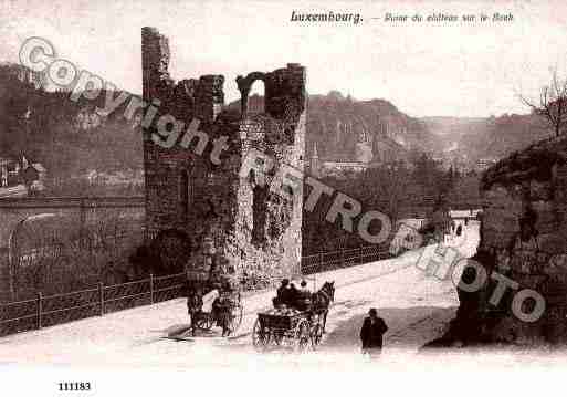 Ville de LUXEMBOURG Carte postale ancienne