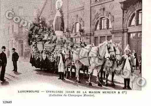 Ville de LUXEMBOURG Carte postale ancienne