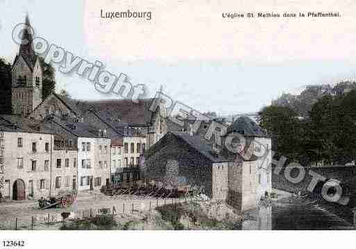 Ville de LUXEMBOURG Carte postale ancienne