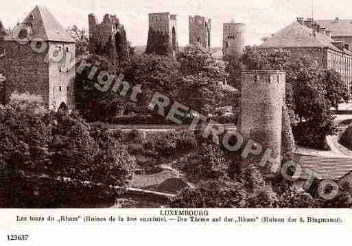 Ville de LUXEMBOURG Carte postale ancienne