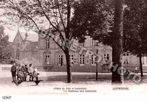 Ville de LUXEMBOURG Carte postale ancienne