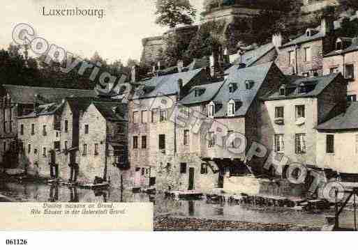 Ville de LUXEMBOURG Carte postale ancienne