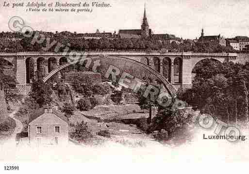 Ville de LUXEMBOURG Carte postale ancienne