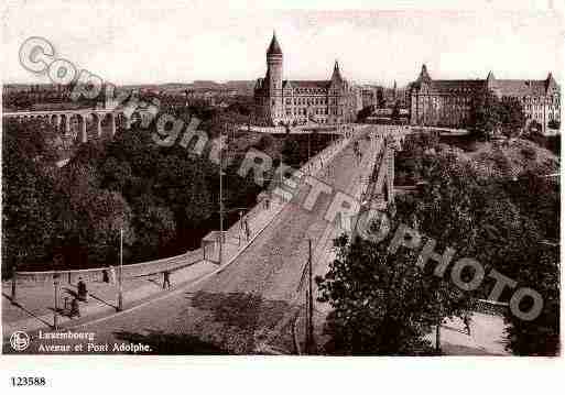 Ville de LUXEMBOURG Carte postale ancienne