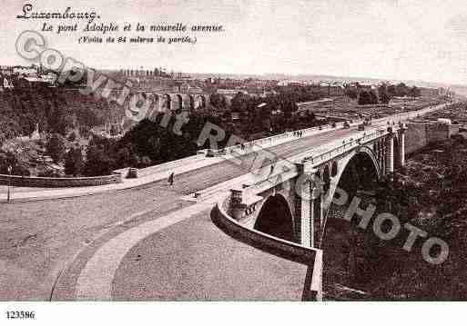 Ville de LUXEMBOURG Carte postale ancienne