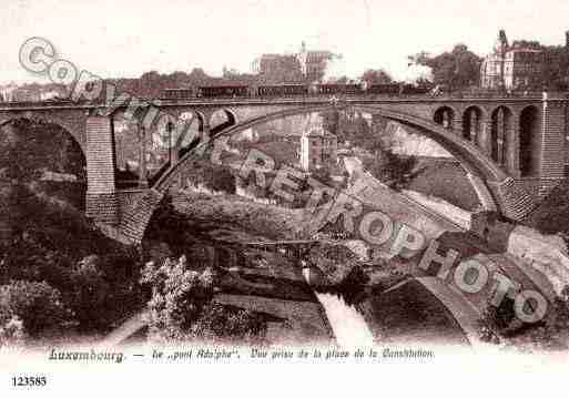 Ville de LUXEMBOURG Carte postale ancienne