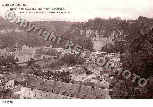 Ville de LUXEMBOURG Carte postale ancienne