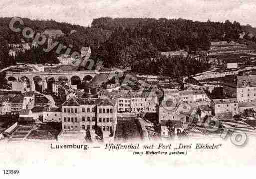 Ville de LUXEMBOURG Carte postale ancienne