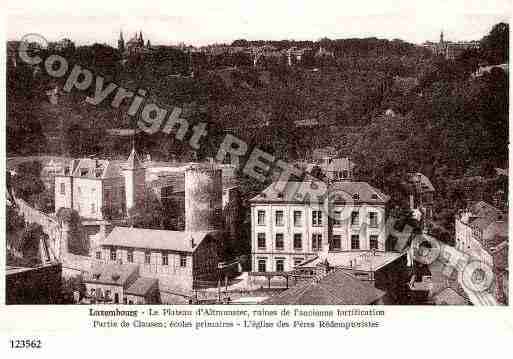 Ville de LUXEMBOURG Carte postale ancienne