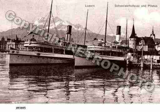 Ville de LUZERN Carte postale ancienne