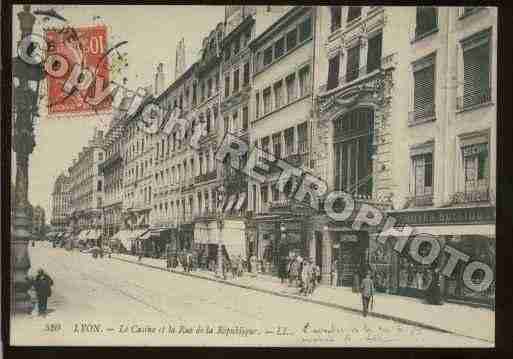 Ville de LYON Carte postale ancienne