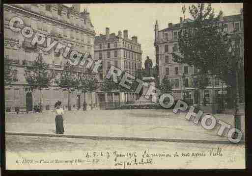 Ville de LYON Carte postale ancienne