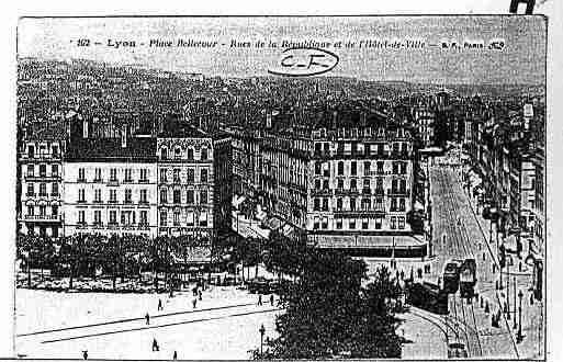 Ville de LYON Carte postale ancienne