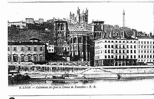 Ville de LYON Carte postale ancienne