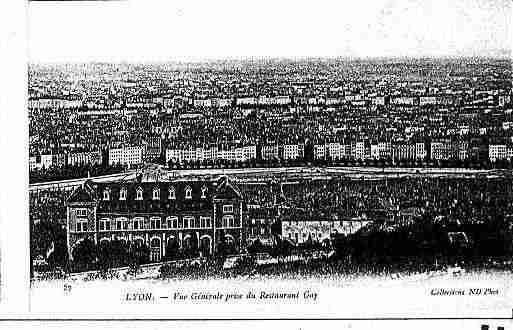 Ville de LYON Carte postale ancienne