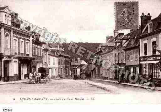 Ville de LYONSLAFORET Carte postale ancienne