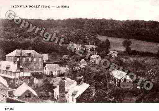 Ville de LYONSLAFORET Carte postale ancienne