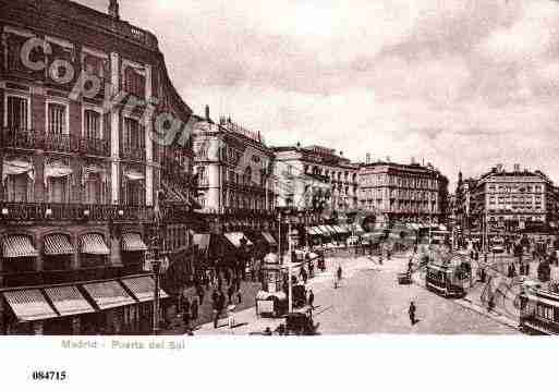 Ville de MADRID Carte postale ancienne