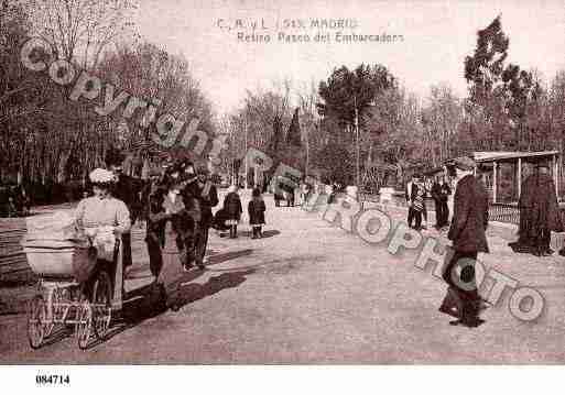 Ville de MADRID Carte postale ancienne