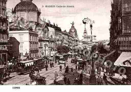 Ville de MADRID Carte postale ancienne