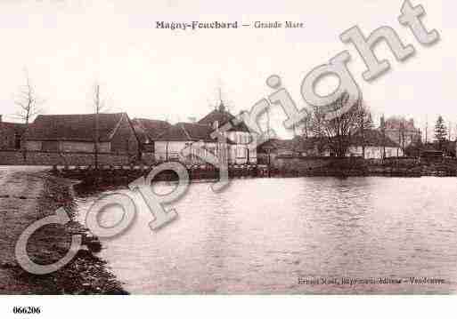 Ville de MAGNYFOUCHARD Carte postale ancienne