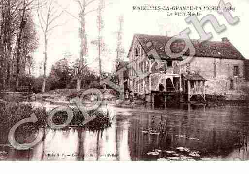 Ville de MAIZIERESLAGRANDEPAROISSE Carte postale ancienne