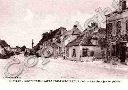 Ville de MAIZIERESLAGRANDEPAROISSE Carte postale ancienne