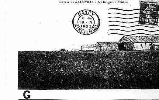 Ville de MALZEVILLE Carte postale ancienne