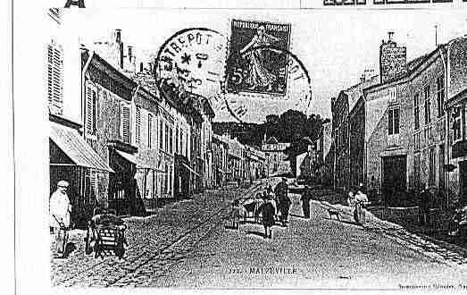 Ville de MALZEVILLE Carte postale ancienne