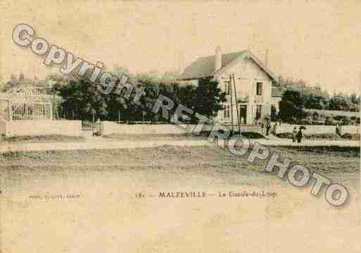 Ville de MALZEVILLE Carte postale ancienne