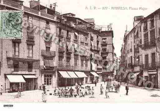 Ville de MANRESA Carte postale ancienne