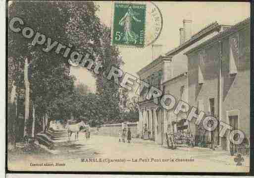 Ville de MANSLE Carte postale ancienne