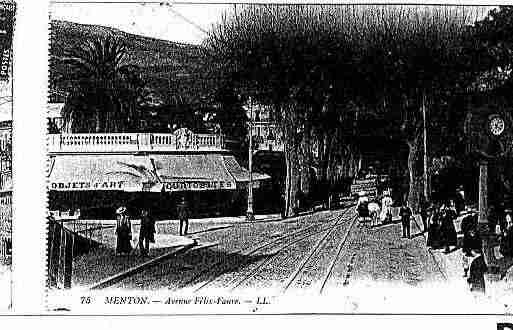 Ville de MENTON Carte postale ancienne