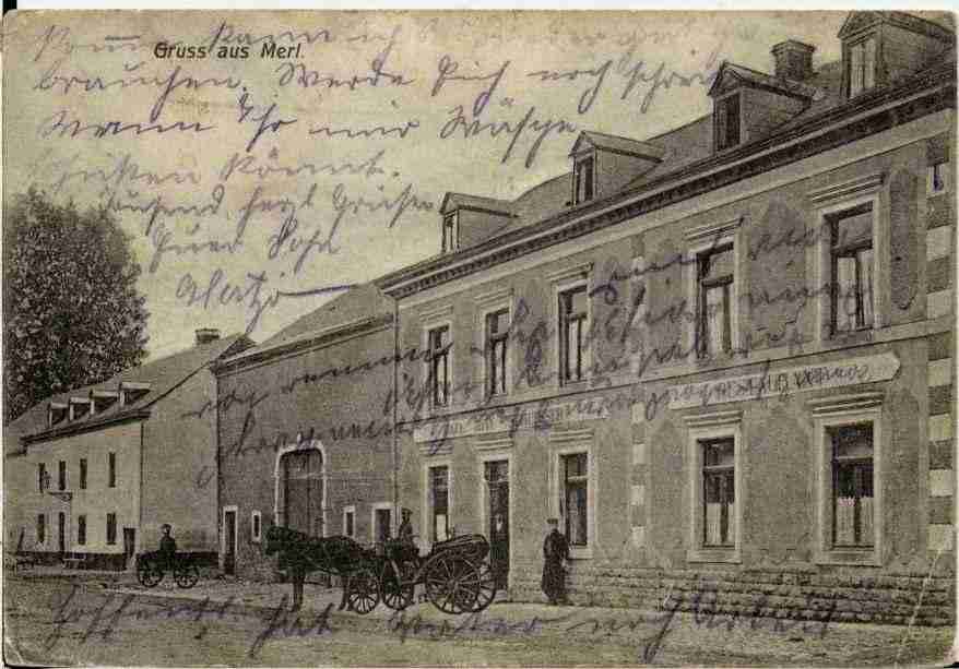 Ville de MERL Carte postale ancienne