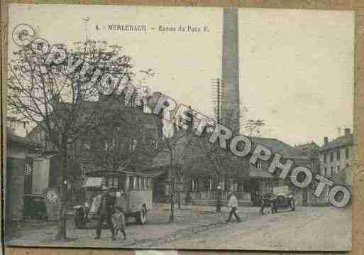 Ville de MERLEBACH Carte postale ancienne