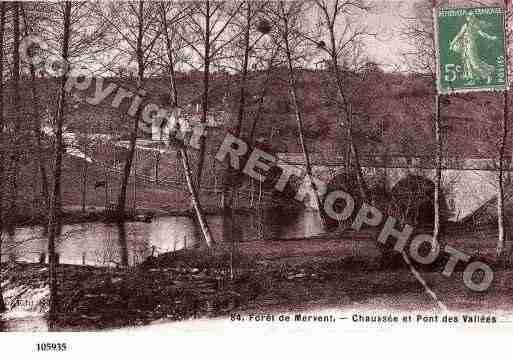 Ville de MERVENT Carte postale ancienne