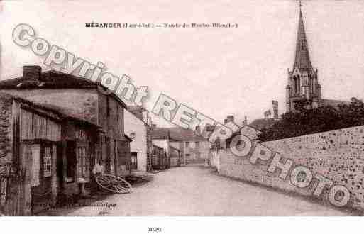 Ville de MESANGER Carte postale ancienne