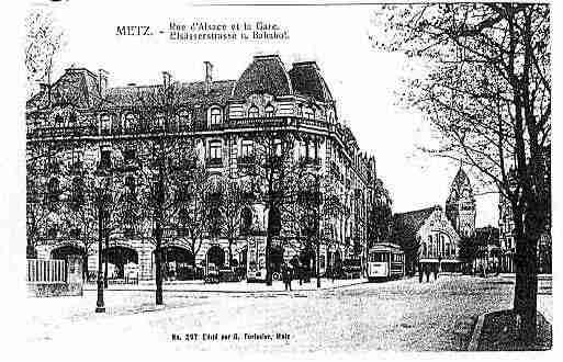 Ville de METZ Carte postale ancienne