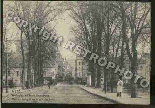 Ville de METZ Carte postale ancienne