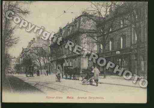 Ville de METZ Carte postale ancienne