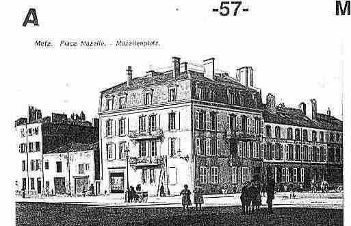 Ville de METZ Carte postale ancienne