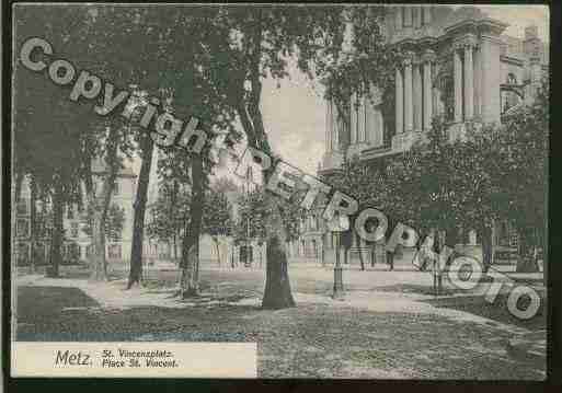 Ville de METZ Carte postale ancienne